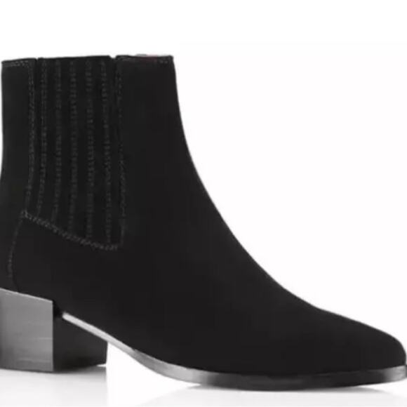 rag & bone ICON Rover Black Suede Bootie - Picture 4 of 14